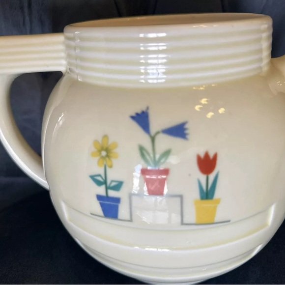 Vintage Enterprise Aluminum Drip-O-Lator Coffee Pot Ceramic - Picture 4 of 7